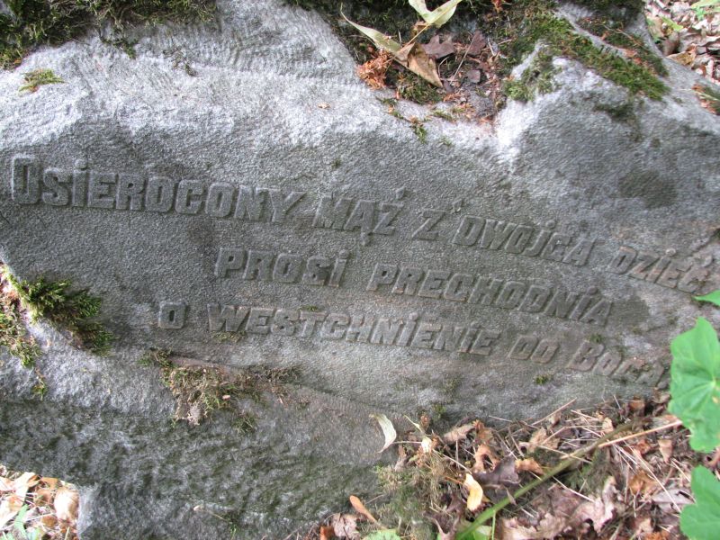 Tombstone of Helena Iasinskaya, Ross cemetery in Vilnius, as of 2013.