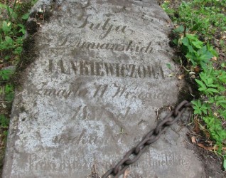 Nagrobek Julii Jankiewicz, cmentarz na Rossie w Wilnie, stan na 2013 r.