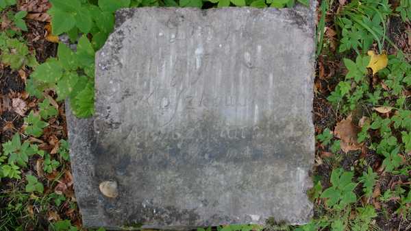 Tombstone of Augustyn Roszkowski from the Ross Cemetery in Vilnius, as of 2013