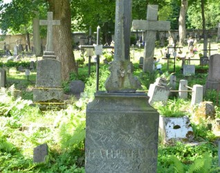 Nagrobek Franciszka Barkmanna, cmentarz na Rossie w Wilnie, stan z 2013