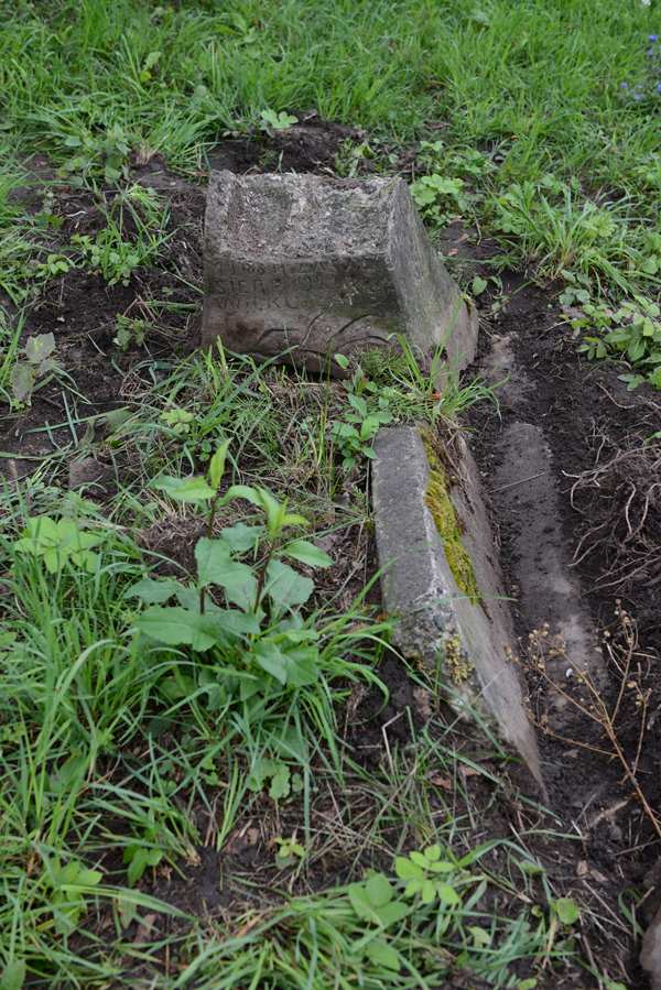 Tombstone of N. N., Rossa cemetery in Vilnius, as of 2013