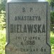 Fotografia przedstawiająca Tombstone of Anastasia Bielawska