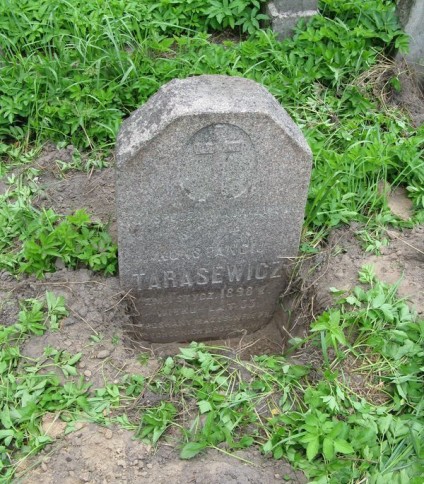 Nagrobek Konstancji Tarasewicz, cmentarz Na Rossie w Wilnie, stan z 2013 roku