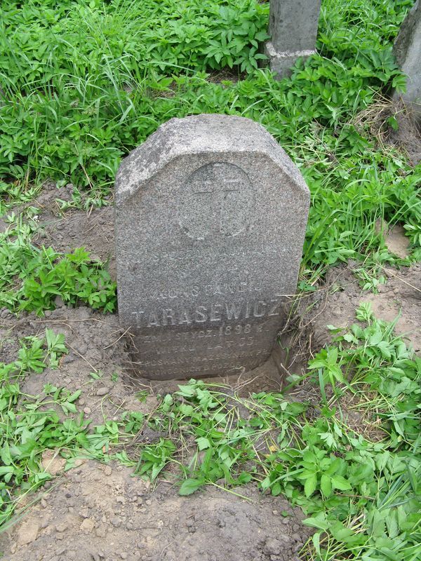 Tombstone of Konstancja Tarasevich, Na Rossie cemetery in Vilnius, as of 2013