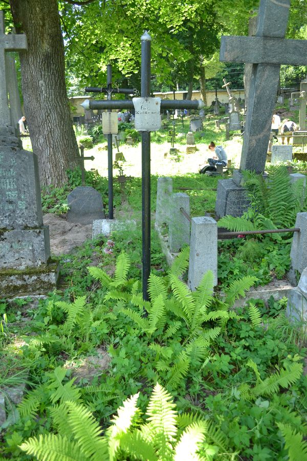 Tombstone of Ewa Kozakiewicz, Ross cemetery in Vilnius, state of 2013