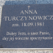 Photo montrant Tombstone of Anna Turczynowicz and Maria Reison