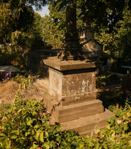 Nagrobek Władysławy Dniestrzańskiej, cmentarz w Tarnopolu, stan z 2016