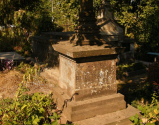 Nagrobek Władysławy Dniestrzańskiej, cmentarz w Tarnopolu, stan z 2016