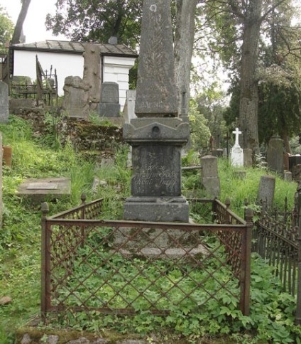 Nagrobek Kazimiery Balińskiej, cmentarz Na Rossie w Wilnie, stan z 2013