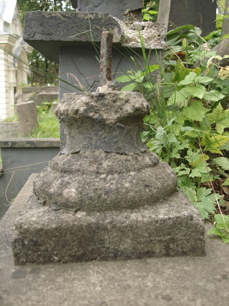 Detail of the tomb of the Świd family, Na Rossa cemetery in Vilnius, as of 2013