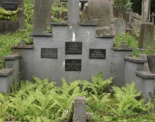 Grobowiec rodziny Świdów, cmentarz Na Rossie w Wilnie, stan z 2013