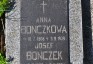 Photo montrant Tombstone of Anna and Josef Bonczek