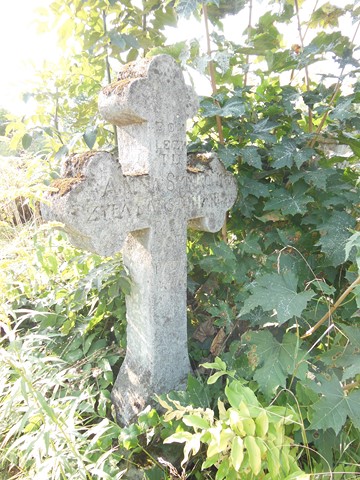 Tombstone of Anna Synkovskaya, Ternopil cemetery, as of 2016