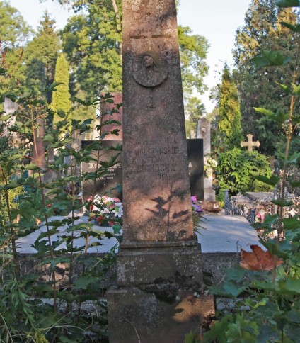 Nagrobek Konstancji Cichockiej, cmentarz w Tarnopolu, stan z 2016