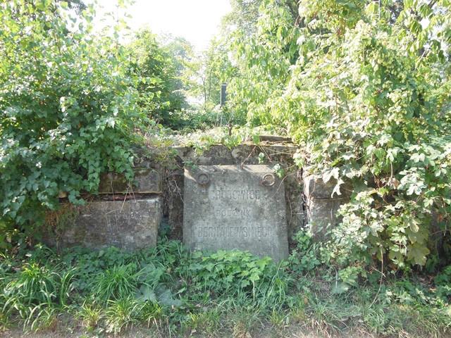 Grobowiec rodziny Bernalewskich, cmentarz na Tarnopolu, stan z 2016 roku