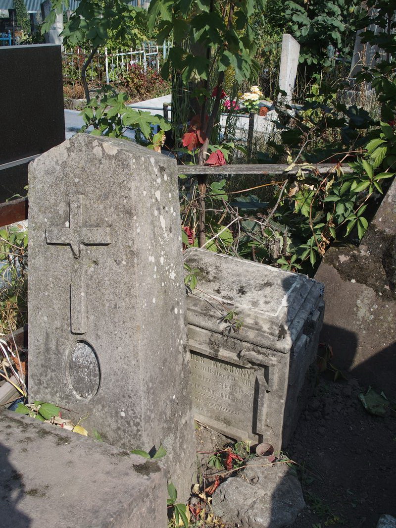 Tombstone of Alexander Wygonny, Ternopil cemetery, as of 2016.
