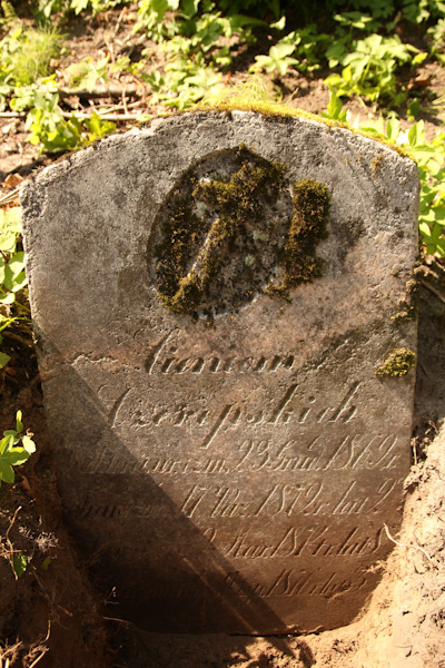 Nagrobek rodziny Czerepskich, cmentarz na Rossie w Wilnie, stan na 2013 r.