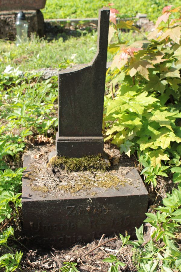 Tombstone of Zofia N. N., Na Rossie cemetery in Vilnius, as of 2013