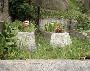 Nagrobek Nagrobek Jana i Urszuli Kudzinowiczów, Stanisława Żuka, cmentarz Na Rossie w Wilnie, stan z 2013