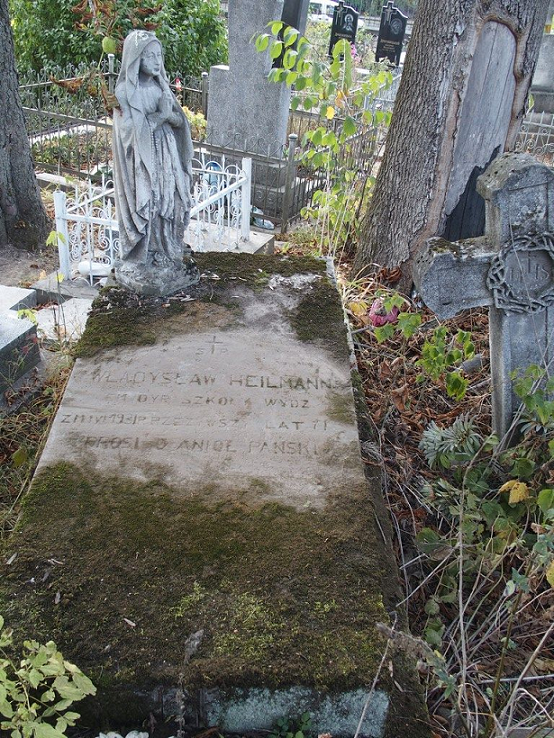 Tombstone of Wladyslaw Heilmann, Ternopil cemetery, as of 2016
