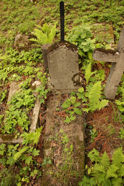 Nagrobek Kazimierza Zacharzewskiego, cmentarz na Rossie w Wilnie, stan na 2013 r.