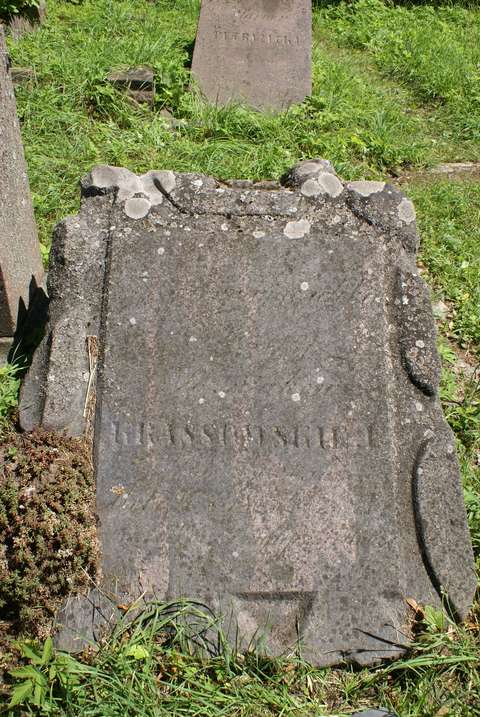 Tombstone of Jozefa Krassowska, Ross cemetery in Vilnius, as of 2013.