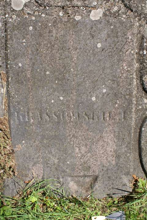 Tombstone of Jozefa Krassowska, Ross cemetery in Vilnius, as of 2013.