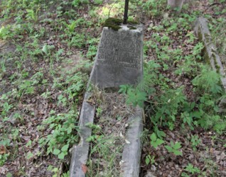 Nagrobek Wincentego Kozeniowskiego, cmentarz na Rossie w Wilnie, stan na 2013 r.