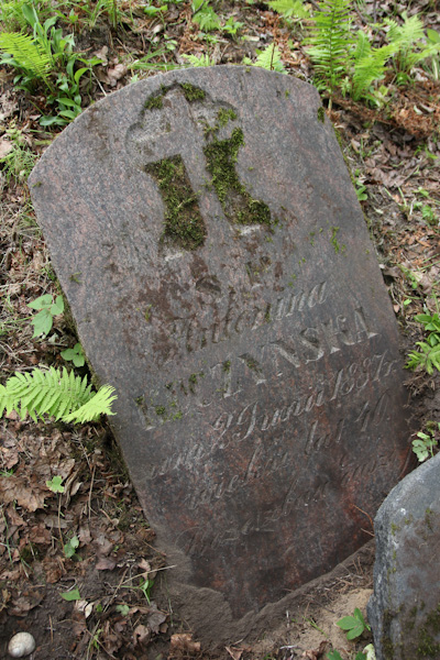 Tombstone of Antonina Kuczyńska, Ross Cemetery in Vilnius, as of 2013.