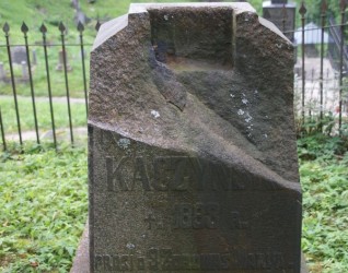 Nagrobek Napoleona Kaczyńskiego, cmentarz Na Rossie w Wilnie, stan z 2013