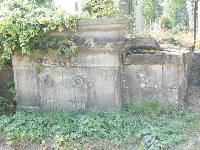 Grobowiec Anieli i Bazylego Leszczyńskich, cmentarz w Tarnopolu, stan z 2016 roku