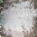 Photo montrant Tombstone of Józefa Domańska