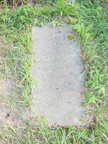 Gravestone of Marcela Barth from the cemeteries of the former Ternopil district, as of 2016.