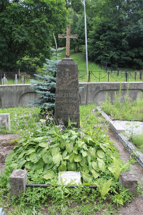 Tombstone of Alexander Volzhinsky, Na Rossie cemetery in Vilnius, as of 2013