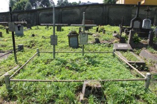 Nagrobek Ignacego Bałkowskiego, cmentarz Na Rossie w Wilnie, stan z 2013 roku