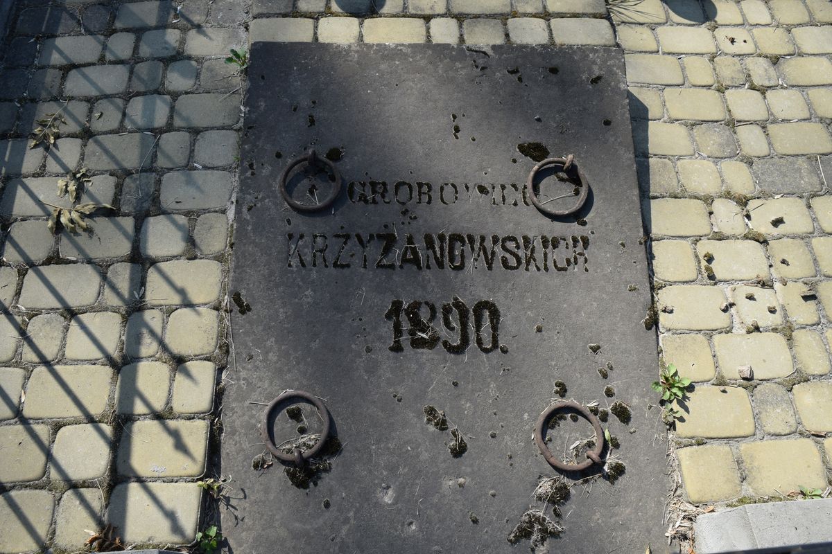 Grobowiec Krzyżanowskich, Jana Łopuszańskiego i Anastazji Zielińskiej, cmentarz w Tarnopolu, stan z 2016