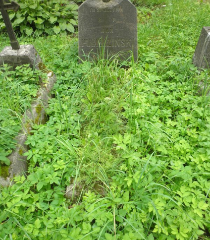 Nagrobek Jana Pobiedzińskiego, cmentarz na Rossie w Wilnie, stan na 2013 r.