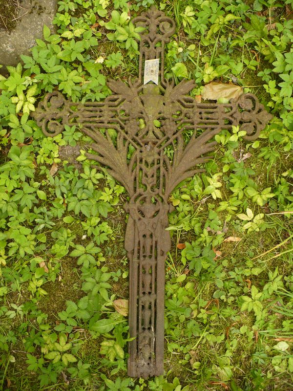 Detail of Maria Panasevich's gravestone, Na Rossa cemetery in Vilnius, 2013