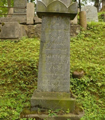 Nagrobek Stefanii Iwaszkiewicz, cmentarz Na Rossie w Wilnie, stan z 2013