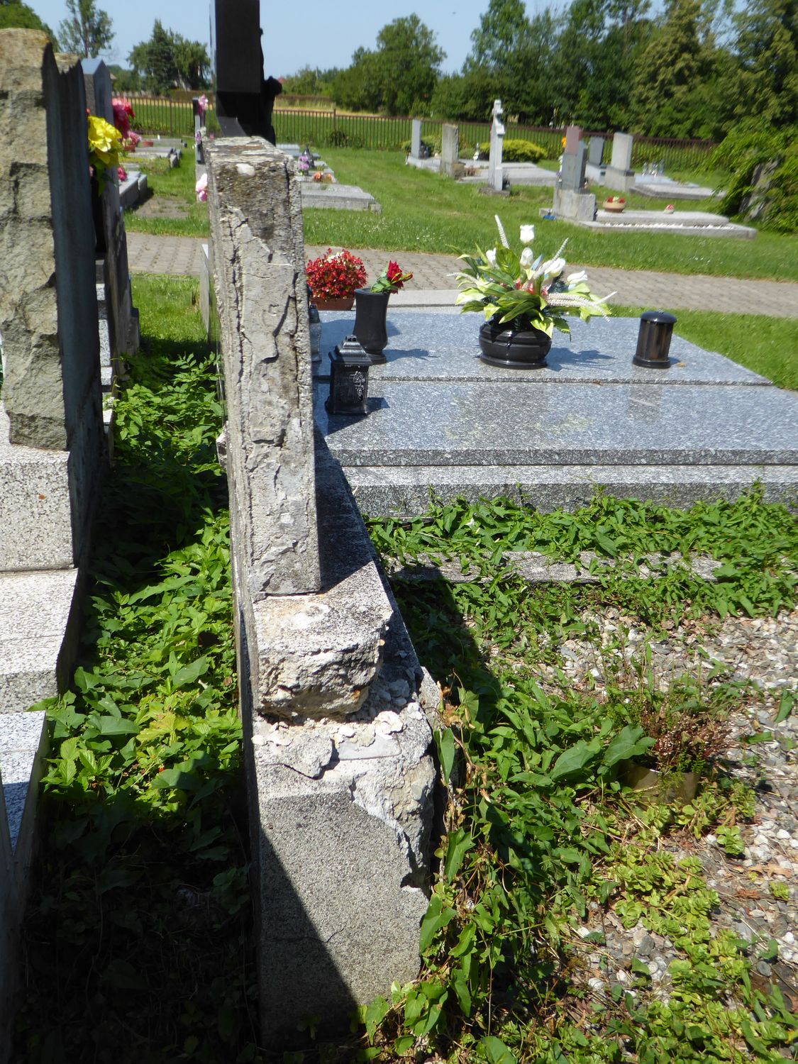 Fragment of a tombstone of the Sabelová family from the cemeteries of the Czech part of Těšín Silesia, as of 2022.