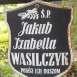 Photo montrant Tombstone of Jakub and Izabela Wasilczyk
