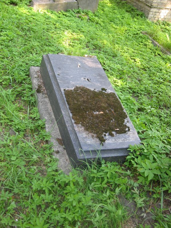 Tombstone of Wincenty Lipnicki, Na Rossie cemetery in Vilnius, as of 2013