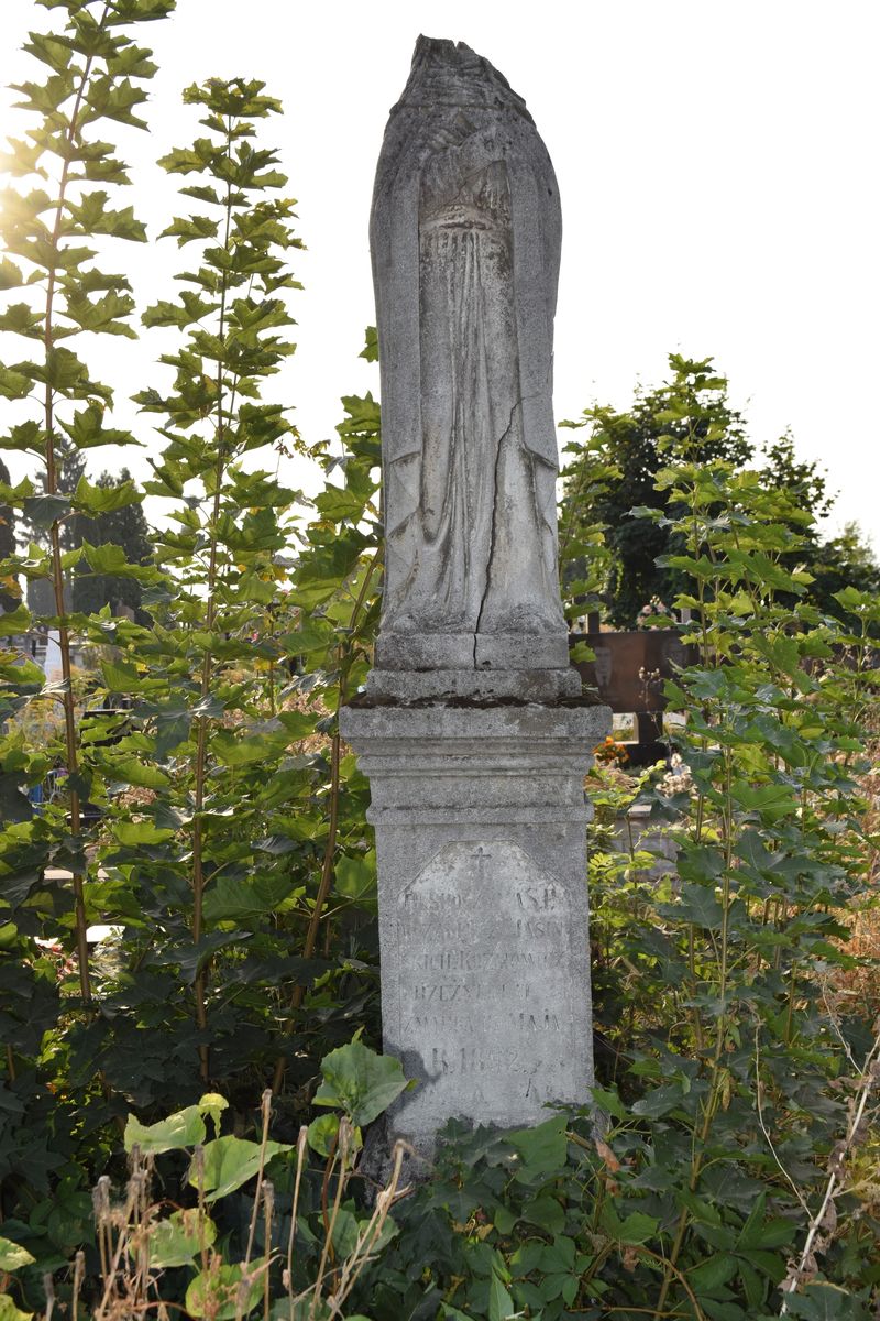 Tombstone of Rozalia Koźmowicz, Ternopil cemetery, state of 2016