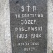 Photo montrant Tombstone of Józef Rasławski