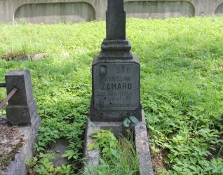 Nagrobek Stanisława Zamaro, cmentarz Na Rossie w Wilnie, stan z 2013 roku