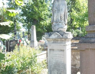 Nagrobek Maksymiliana Tyssakowicza, cmentarz w Tarnopolu, stan z 2016 roku