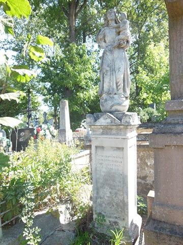 Nagrobek Maksymiliana Tyssakowicza, cmentarz w Tarnopolu, stan z 2016 roku