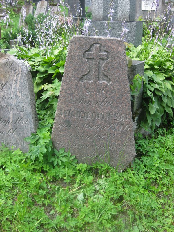 Nagrobek Anzelma Wojciechowskiego, cmentarz Na Rossie w Wilnie, stan z 2013