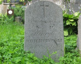 Nagrobek Henryka Wojciechowskiego, cmentarz Na Rossie w Wilnie, stan z 2013