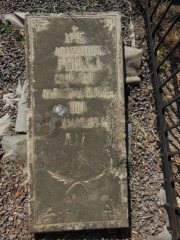 Tombstone of Wojciech Pyra, Ternopil cemetery, state of 2016